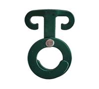 MHADBKH Tenditore Paracord esterno con anelli a forma di O Struttura in lega di alluminio per tende Zaini Attrezzatura da alpinismo Regolatore Guyline in lega di alluminio