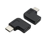 MHADBKH USB3.1 per M/F 90 Gradi Cavo di Ricarica USB Adattatore Tipo-C L Forma Maschio a Femmina Adattatore