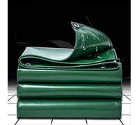 MHBGX Teloni, Tela Cerata Impermeabile Addensare Verde 550G / ㎡ Pvc Linoleum Panno Antipioggia Protezione Solare Panno per Camion da Esterno,B,6X 6M