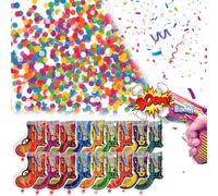 MHDUYEG 20 Pezzi Party Popper Pistola Confetti PopperSpara Coriandoli Laurea Sparacoriandoli, Compleanno Cannone Colorati Adatto per Compleanno, Festa di Nozze