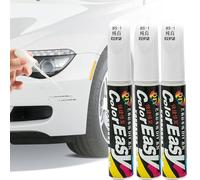 MHDUYEG 3 Pezzi Penna Ritocco Carrozzeria Bianco Penna Graffi Auto Penna per Vernice di Riempimento per Ritocco Auto Togli Graffi Automobile Pennarello Ritocco Carrozzeria Non Corrode Le Auto 12ml