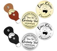 MHDUYEG 4 Pezzi Portafortuna da Regalare Portafortuna Donna Uomo Portafortuna Regali per Fidanzato Amicizia Portachiavi, Portafortuna Regalo di incoraggiamento scolastico per Amico, Famiglia