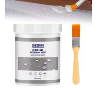 MHDUYEG Colla Impermeabile Trasparente per Esterni 300g Una Spazzola Sigillante Isolante Impermeabile Waterproof Glue Trasparente per Le Piastrelle Del Bagno Muro Crepa Tetto Finestra