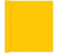 Mhdvray Frangivista per balcone, 110 x 800 cm, in tessuto Oxford con occhielli, protezione da sguardi indiscreti e dal vento, per balcone, giardino, terrazza e recinzione, colore giallo