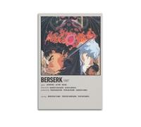 MHEGSNGA BERSERK - Poster su tela per camera da letto, stile vintage, 30 x 45 cm, senza cornice
