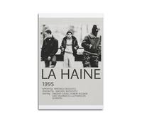 MHEGSNGA La HAINE - Poster su tela, decorazione artistica vintage, decorazione per camera da letto, 40 x 60 cm, senza cornice