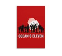 MHEGSNGA Ocean's Eleven, poster artistico vintage, decorazione artistica per camera da letto, poster per camera da letto, 40 x 60 cm, senza cornice