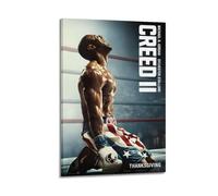 MHEGSNGA Poster su tela con Creed, decorazione artistica vintage, per camera da letto, 20 x 30 cm, con cornice