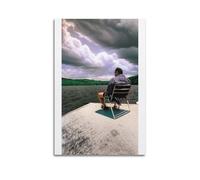 MHEGSNGA Poster su tela con i Soprano, decorazione artistica vintage, per camera da letto, 30 x 45 cm, senza cornice