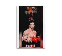 MHEGSNGA Poster su tela con motivo Rocky, decorazione artistica vintage, per camera da letto, 40 x 60 cm, senza cornice