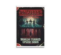 MHEGSNGA Poster su tela di Stranger Things, decorazione artistica vintage per camera da letto, 50 x 75 cm, senza cornice