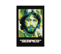 MHEGSNGA Serpico, poster artistico vintage, decorazione per la stanza, decorazione estetica per camera da letto, poster su tela per camera da letto, 40 x 60 cm, senza cornice