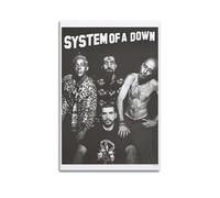 MHEGSNGA System of a Down, poster artistico vintage, decorazione artistica per stanza, decorazione per camera da letto, poster per camera da letto, 40 x 60 cm, senza cornice