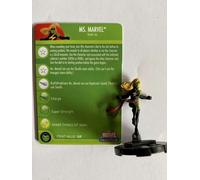 Mheroclix Segreto Invasione Set Ms.Marvel (Skrull) #008b Figura Legacy Scheda