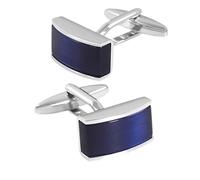 MHJKHG Gemme Gemelli da uomo French Sleeve Nails rettangolari
