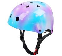 MHJY Casco Bici Bambino Casco Bicicletta Bambina Protezioni Della Testa per Skateboard Skate Moto Monopattino Regolabile per Ragazze e Raga 3-8 Anni