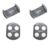 MHouse GTX4x2 Trasmettitore Miniaturizzato a 4 Tasti a Codice Variabile, 433,92 MHz (Pacco da 2)