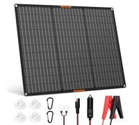 MHPOWOS Kit pannello solare 50W 12V Manutentore caricatore di mantenimento batteria solare + Controller di aggiornamento per Barca Auto RV Moto Marine