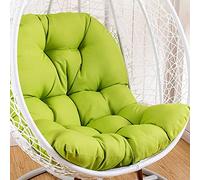 MHUQIA Cuscino per Sedia A Uovo, Sostituzione Cuscino per Sedia A Dondolo Pensile, Cuscino per Sedia Amaca Pensile Addensato con Poggiatesta E Braccioli, Cuscini Sedia Dondolo (B)