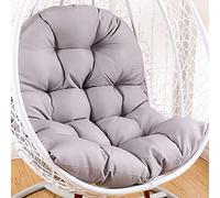 MHUQIA Cuscino per Sedia A Uovo, Sostituzione Cuscino per Sedia A Dondolo Pensile, Cuscino per Sedia Amaca Pensile Addensato con Poggiatesta E Braccioli, Cuscini Sedia Dondolo (G)