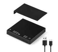 MHW-3BOMBER Bilancia da caffè con timer, ricaricabile tramite USB, bilancia per espresso da 0,1 g, bilancia accurata con rilevamento della gravità, taratura automatica, bilancia da cucina portatile