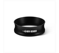 MHW-3BOMBER - Embudo dosificador de café magnético de 54 mm con anillo de dosificación de café y portafiltro, herramientas de barista, compatible con portafiltro espresso de 54 mm DR5547B-OS