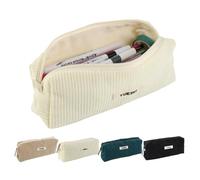 MHwan Astuccio Piccolo, Dallo Stile Semplice e Alla Moda, Astuccio Scuola di Alta Qualità In Velluto a Coste, Morbido e Leggero, Adatto a Ragazze, Adolescenti