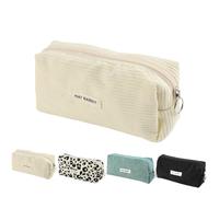 MHwan Astuccio Piccolo, Dallo Stile Semplice e Alla Moda, Astuccio Scuola di Alta Qualità In Velluto a Coste, Morbido e Leggero, Adatto a Ragazze, Adolescenti