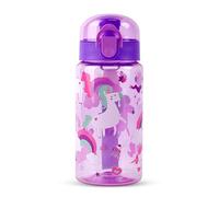MHwan Borraccia Bambini, 550ml Robusta e Infrangibile, a Prova di Perdite, Senza BPA, Graziosa Unicorno Borraccia per Bambina Adatta Ai Viaggi Scolastici, con Maniglia Rimovibile