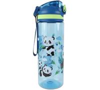 MHwan Borraccia Bambini, 650ml, adatta per Bevande Gassate, Senza BPA, Apertura One-Touch, Facile da Pulire, Grande Capacità Borraccia, adatta per la Scuola e Gli Sport All'Aria Aperta (Panda)
