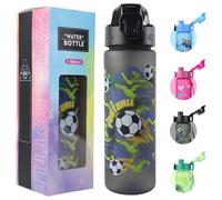MHwan Borraccia Bambini, 700ml, adatta per Bevande Gassate, Senza BPA, Apertura One-Touch, Facile da Pulire, Grande Capacità Borraccia, adatta per la Scuola e Gli Sport All'Aria Aperta