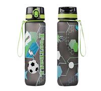 MHwan Borraccia Bambini, 750ml, adatta per Bevande Gassate, Senza BPA, Apertura One-Touch, Facile da Pulire, Grande Capacità Borraccia, adatta per la Scuola e Gli Sport All'Aria Aperta