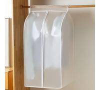 MHwan Custodie per Abiti, Copriabiti Antipolvere e Impermeabile, Copri Abiti da Armadio in PEVA Resistente e Antistrappo, Design Semitrasparente, Adatta per Cappotti, Completi, Lavabile, 80x50x120 cm