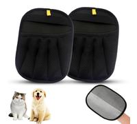 MHwan Guanto peli Gatto, 2 Pezzi Elettrostatico Leva Peli Animali Che Raccoglie Automaticamente i Peli, Spessi, Senza Angoli Morti per La Rimozione dei Peli, Facili Da Pulire e Utilizzare