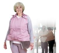MhWrughts Gilet anticaduta con airbag, Abbigliamento anticaduta Intelligente per Anziani, Gilet anticaduta Intelligente, per Anziani, attivazione airbag in 0,01 Secondi,Women'ssize:pink-3XL