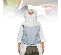 MhWrughts Gilet anticaduta Intelligente con airbag, Abbigliamento di Sicurezza per Esterni con tracciamento dei Dati Sportivi Tramite App, Adatto agli Anziani,Women'ssize:Gray-M
