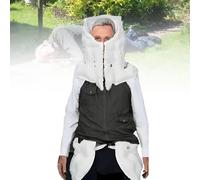 MhWrughts Gilet anticaduta Intelligente con airbag, Abbigliamento di Sicurezza per Esterni con tracciamento dei Dati Sportivi Tramite App, Adatto agli Anziani,Men'ssize:Black-XL