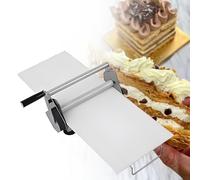 MhWrughts Mattarello Manuale e Rullo per Fondente con Grande tavola, Spessore Regolabile, Rullo per Pasta Pieghevole, Rullo per Pasticceria Pieghevole Professionale per panetteria, Pizza,RS101