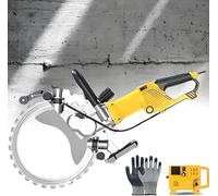 MhWrughts Sega elettrica ad Anello, Sega toroidale per calcestruzzo da 5000 W, Macchina elettrica per Il Taglio di pareti in calcestruzzo,39cm