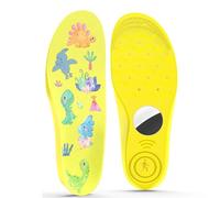 MHYALUDO Compatibile con Airtag Copertura protettiva Solette per bambini e anziani, Trova più velocemente la tua famiglia con le solette Airtag, Traccia le tue scarpe, Misura 170 mm, Giallo
