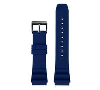MHYATIO 20mm 22mm compatibile con CASIO Swordfish Bill Gates stesso stile MDV-106 MDV-107 MTP-VD01D Efr-303l cinturino for orologio in silicone braccialetto da uomo(Blue black,20mm)