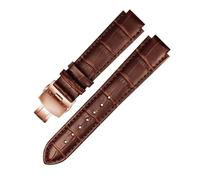 MHYATIO Compatibile con il cinturino dell'orologio in vera pelle LV Compatibile con il cinturino dell'orologio Louis Vuitton Tambour Series Mouth 10 12mm da uomo e da donna Q114k Q1121(Smokey Mauve,18