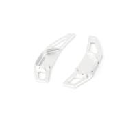 MHYESA Alluminio Auto Volante Leva Cambio Estensione Per Toyota Per Corolla Per Per RAV4 Zelas Mark X 2 Paddle Cambio Volante(Silver)