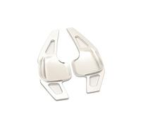 MHYESA Estensione Cambio Al Volante Con Leva In Alluminio Per 3 Per 5 Per Serie Per F30 Per F32 Per F10 Paddle Cambio Volante(Silver)