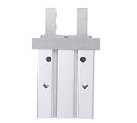 MHZ2 Pinza pneumatica a doppio cilindro pneumatico cilindro effetto ad alta tenuta in acciaio pneumatico con cilindro calibro M3 × 0,5(MHZ2-25D)