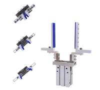 MHZL2-16D Mandrino di posizionamento regolabile Cilindro a dita Morsetto parallelo Manipolatore Morsetto ad apertura estesa(Internal 86-134mm)