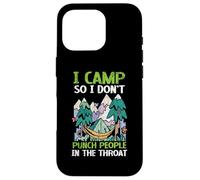Mi accampo così non pugno le persone in gola camper Custodia per iPhone 16 Pro
