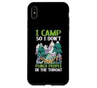 Mi accampo così non pugno le persone in gola camper Custodia per iPhone XS Max