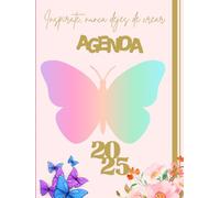 Mi Agenda 2025: Planificador Semanal y Mensual de Tapa Dura (8.5 x 11 Pulgadas): Planifica, Alcanza tus Metas, Triunfa