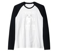 Mi alleno così Posso Mangiare Spazzatura Maglia con Maniche Raglan